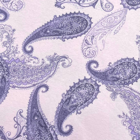 Pound A Metre 3 Metres, Printed Sweatshirt Jersey 55” Wide (Paisley)