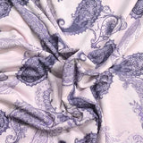 Pound A Metre 3 Metres, Printed Sweatshirt Jersey 55” Wide (Paisley)