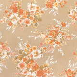 Pound A Metre 3 Metres, Printed Sweatshirt Jersey 55” Wide (Peach)