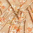Pound A Metre 3 Metres, Printed Sweatshirt Jersey 55” Wide (Peach)