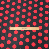 Pound A Metre 3 Metres, Printed Sweatshirt Jersey 55” Wide (Polka) (S1J)