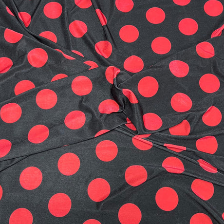 Pound A Metre 3 Metres, Printed Sweatshirt Jersey 55” Wide (Polka) (S1J)