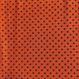 Pound A Metre 3 Metres 3 Metres Quality Printed Benjamin Knit Jersey - 55" Wide  (Orange & Black)