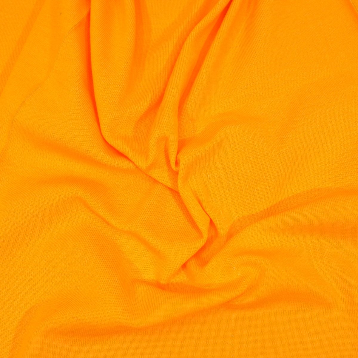 3 Metres Ribbed Tube Jersey 55" Wide (Orange) - Pound A Metre