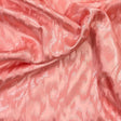Pound A Metre 3 Metres Satin Effect Jacquard Fabric 55" Wide (Coral)