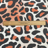 Pound A Metre 3 Metres Silky-Smooth Italian Printed Satin- 45" Wide (Cheetah)