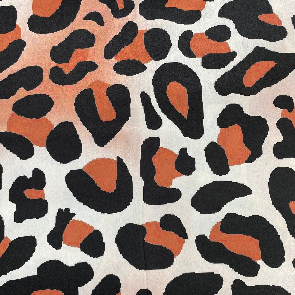 Pound A Metre 3 Metres Silky-Smooth Italian Printed Satin- 45" Wide (Cheetah)