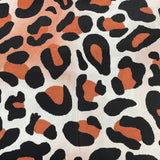 Pound A Metre 3 Metres Silky-Smooth Italian Printed Satin- 45" Wide (Cheetah)