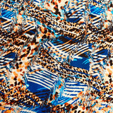 Pound A Metre 3 Metres Silky-Smooth Italian Printed Satin- 45" Wide (Design)