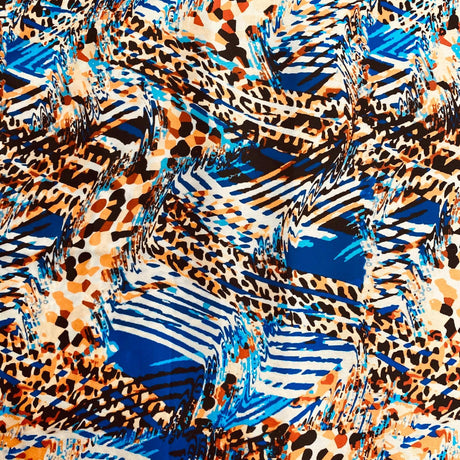 Pound A Metre 3 Metres Silky-Smooth Italian Printed Satin- 45" Wide (Design)