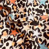 Pound A Metre 3 Metres Silky-Smooth Italian Printed Satin- 45" Wide (Star)