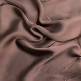 Pound A Metre 3 Metres Silky-Smooth Polyester Satin- 45" Wide (Brown) (EOL)