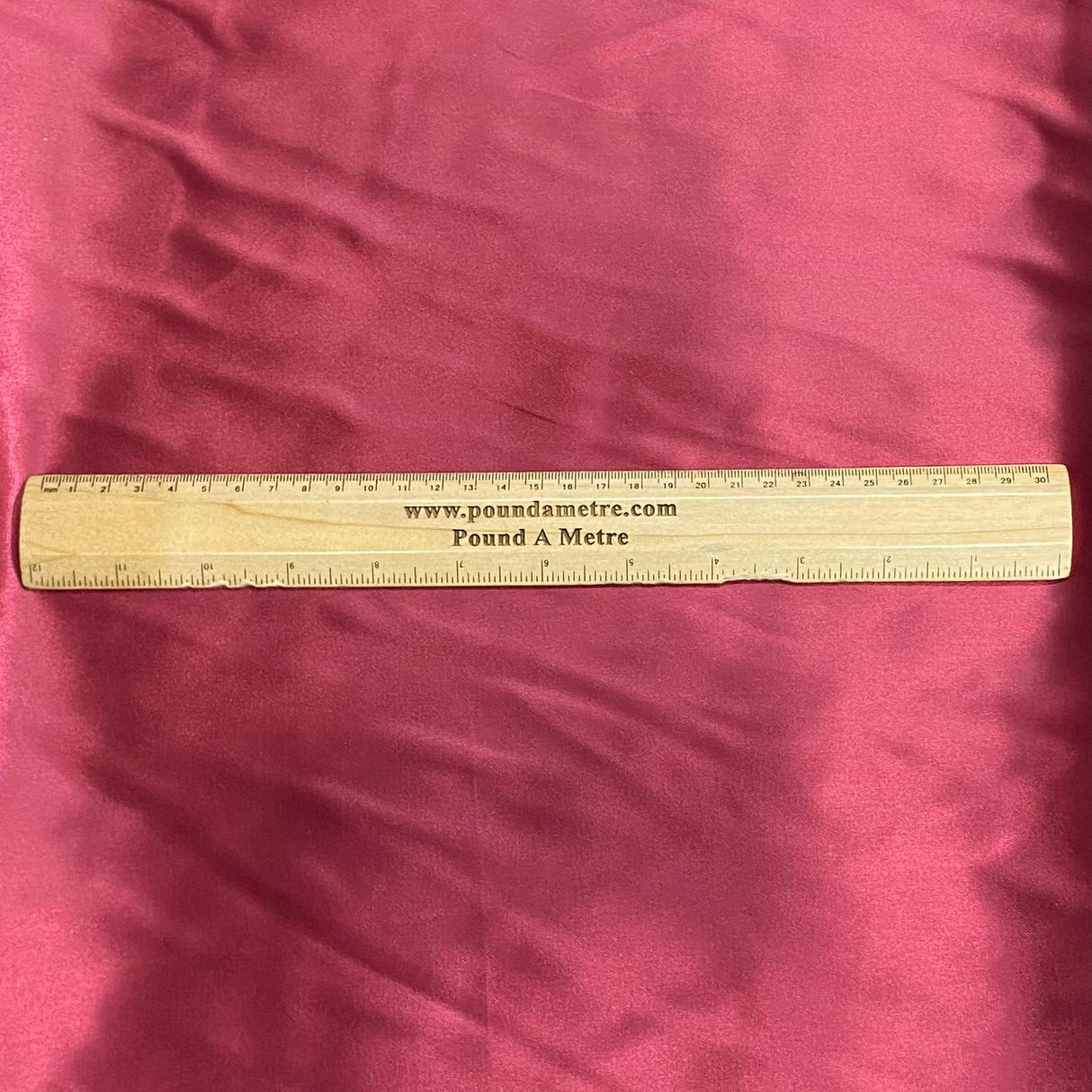 Pound A Metre 3 Metres Silky-Smooth Polyester Satin- 45" Wide (Burgundy)