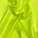 Pound A Metre 3 Metres Silky-Smooth Polyester Satin- 45" Wide (Lime)