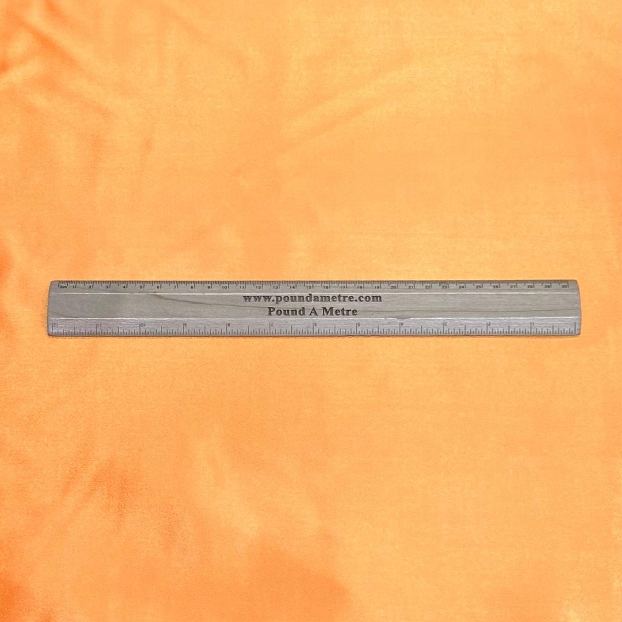 Pound A Metre 3 Metres Silky-Smooth Polyester Satin- 45" Wide (Orange)
