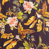 Pound A Metre 3 Metres Silky-Smooth Printed Satin- 45" Wide (Brown)