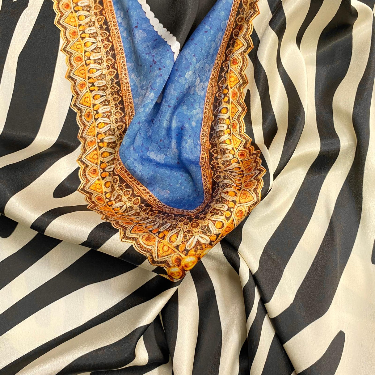 Pound A Metre 3 Metres Silky-Smooth Printed Satin- 45" Wide (Dress)