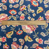 Pound A Metre 3 Metres Silky-Smooth Printed Satin- 45" Wide (Navy)