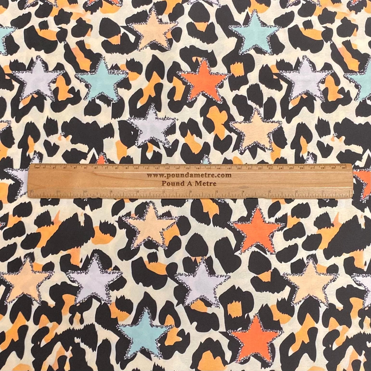 Pound A Metre 3 Metres Silky-Smooth Printed Satin- 45" Wide (sTAR)