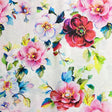 Pound A Metre 3 Metres Silky-Smooth Printed Satin- 45" Wide (White)