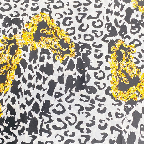 Pound A Metre 3 Metres Silky-Smooth Printed Satin- 45" Wide (Zebra)