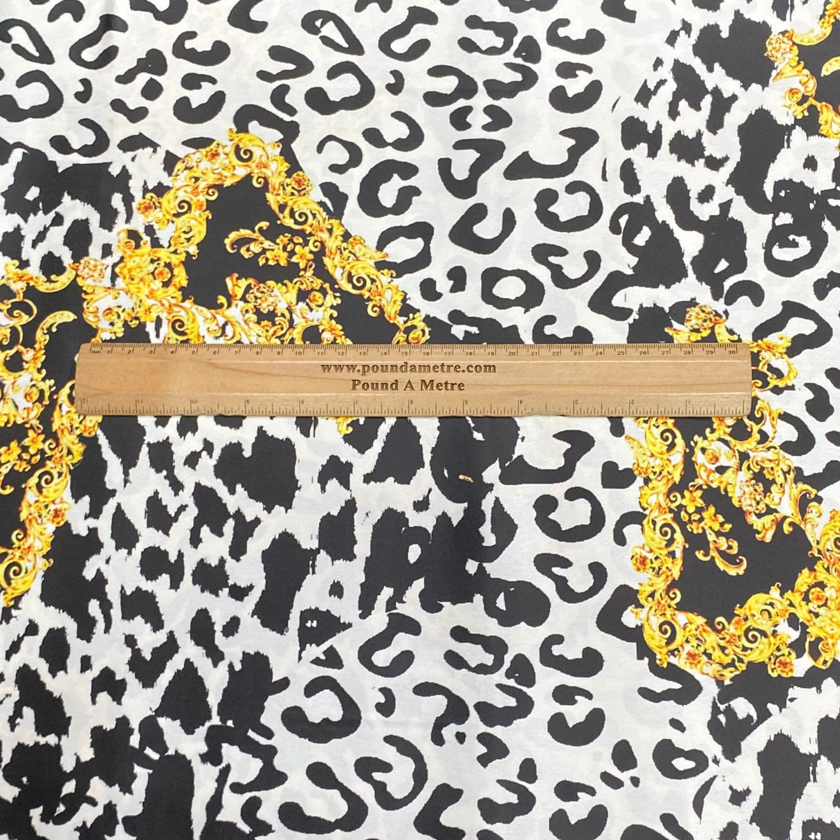 Pound A Metre 3 Metres Silky-Smooth Printed Satin- 45" Wide (Zebra)