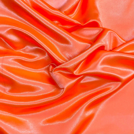 Pound A Metre 3 Metres Silky-Smooth Satin- 45" Wide (Orange)