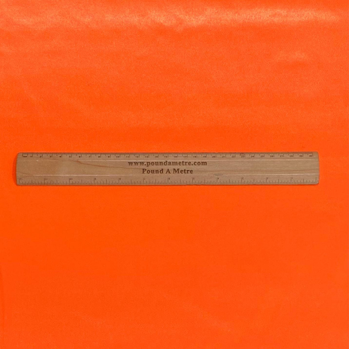Pound A Metre 3 Metres Silky-Smooth Satin- 45" Wide (Orange)