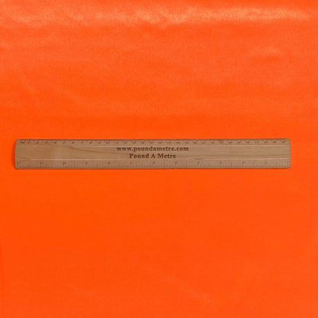 Pound A Metre 3 Metres Silky-Smooth Satin- 45" Wide (Orange)