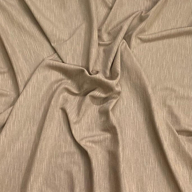Pound A Metre 3 Metres Soft Bamboo Style Jersey 55" Wide (Brown)