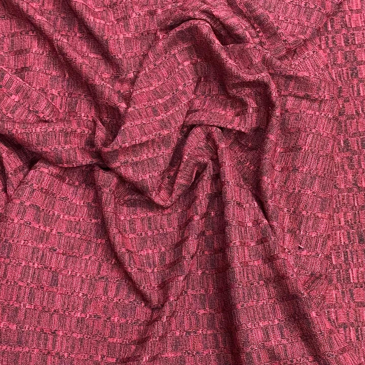 Pound A Metre 3 Metres 3 Metres Soft Cardigan  Style Jersey- 55" (Wine)