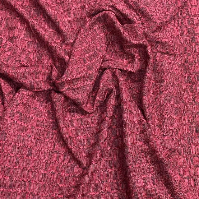 Pound A Metre 3 Metres 3 Metres Soft Cardigan  Style Jersey- 55" (Wine)