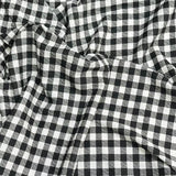 Pound A Metre 3 Metres Soft Crepe Jersey   55" Wide (Black & White)