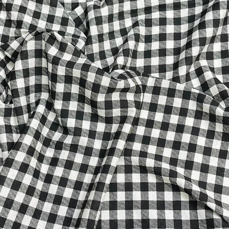 Pound A Metre 3 Metres Soft Crepe Jersey   55" Wide (Black & White)