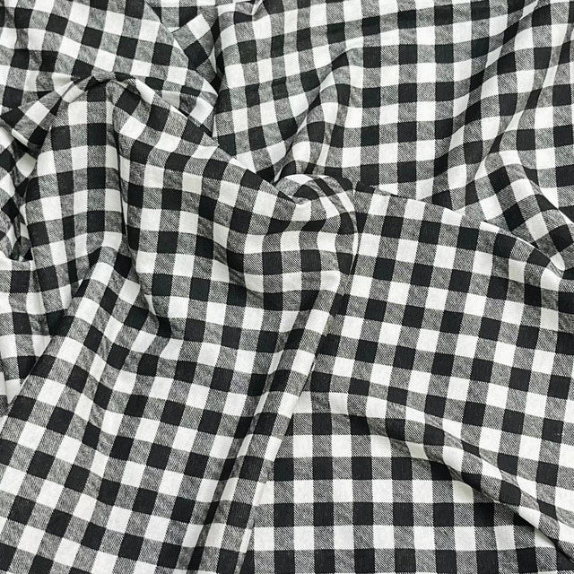 Pound A Metre 3 Metres Soft Crepe Jersey   55" Wide (Black & White)