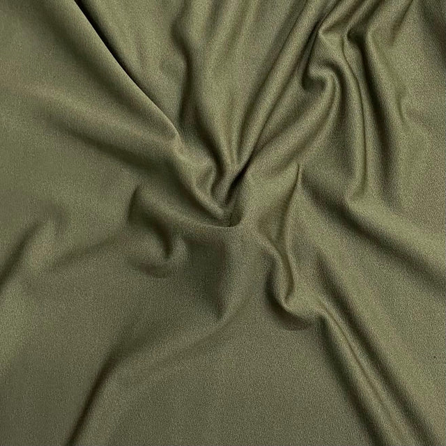 Pound A Metre 3 Metres 3 Metres Soft Crepe Jersey   55" Wide (Khaki) (EOL)