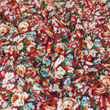 Pound A Metre 3 Metres Soft Drape Summer Viscose 55" Red