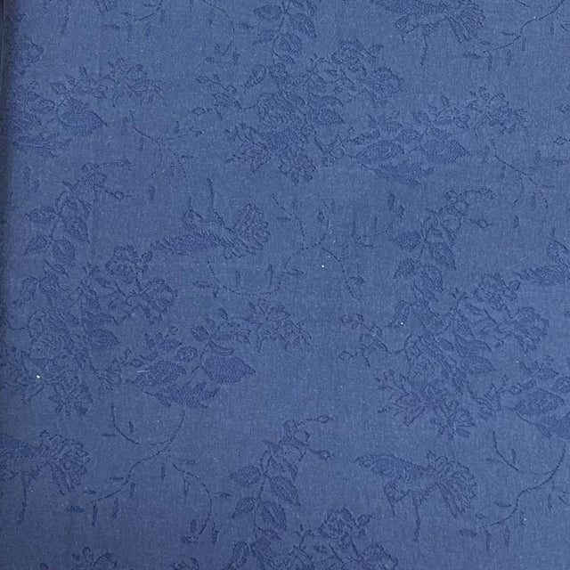 Pound A Metre 3 Metres Soft Lace Jersey 55” Wide- (Navy)