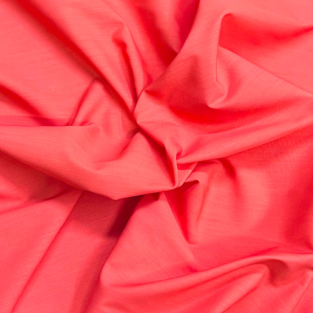 Pound A Metre 3 Metres Soft Luxury Polyester Cotton – 55" Wide (Coral)