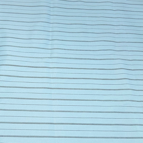 Pound A Metre 3 Metres 3 Metres Soft Micro-Fibre Fabric- 55" Wide (Blue Stripes)