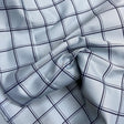Pound A Metre 3 Metres 3 Metres Soft Micro-Fibre Fabric- 55" Wide (Grey Checks)