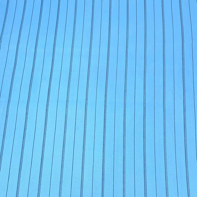 Pound A Metre 3 Metres 3 Metres Soft Micro-Fibre Fabric- 55" Wide (Sky Stripes)