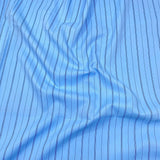 Pound A Metre 3 Metres 3 Metres Soft Micro-Fibre Fabric- 55" Wide (Sky Stripes)