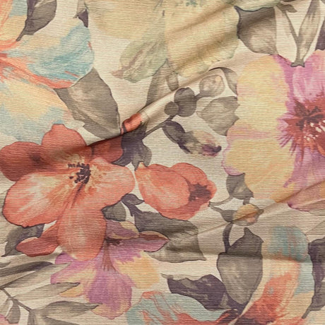 Pound A Metre 3 Metres Soft Printed Lining 55" Wide - (Garden)