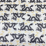 Pound A Metre 3 Metres Soft Printed Satin Jersey 55" Wide (DRAGON)