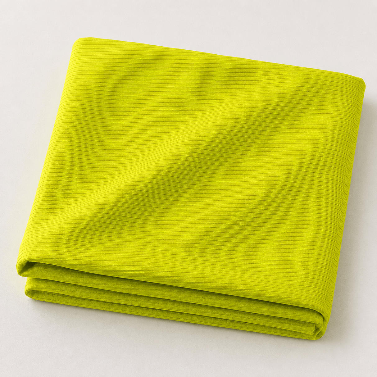 Pound A Metre 3 Metres Soft Ribbed Jersey 55” Wide- (Lime)