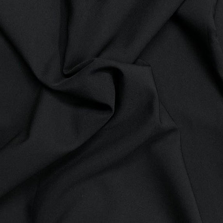 Pound A Metre 3 Metres, Soft Touch Fashion Crepe - 45" Wide (Black)