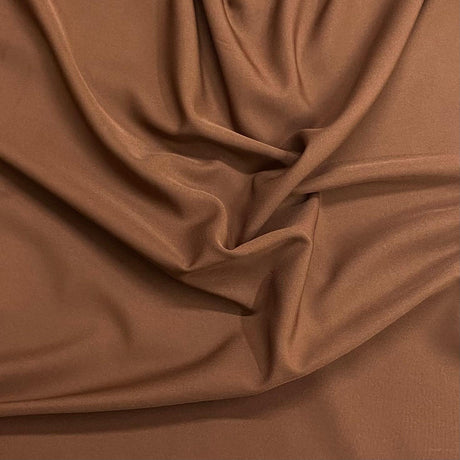 Pound A Metre 3 Metres, Soft Touch Japanese Fashion Crepe - 45" Wide (Brown)
