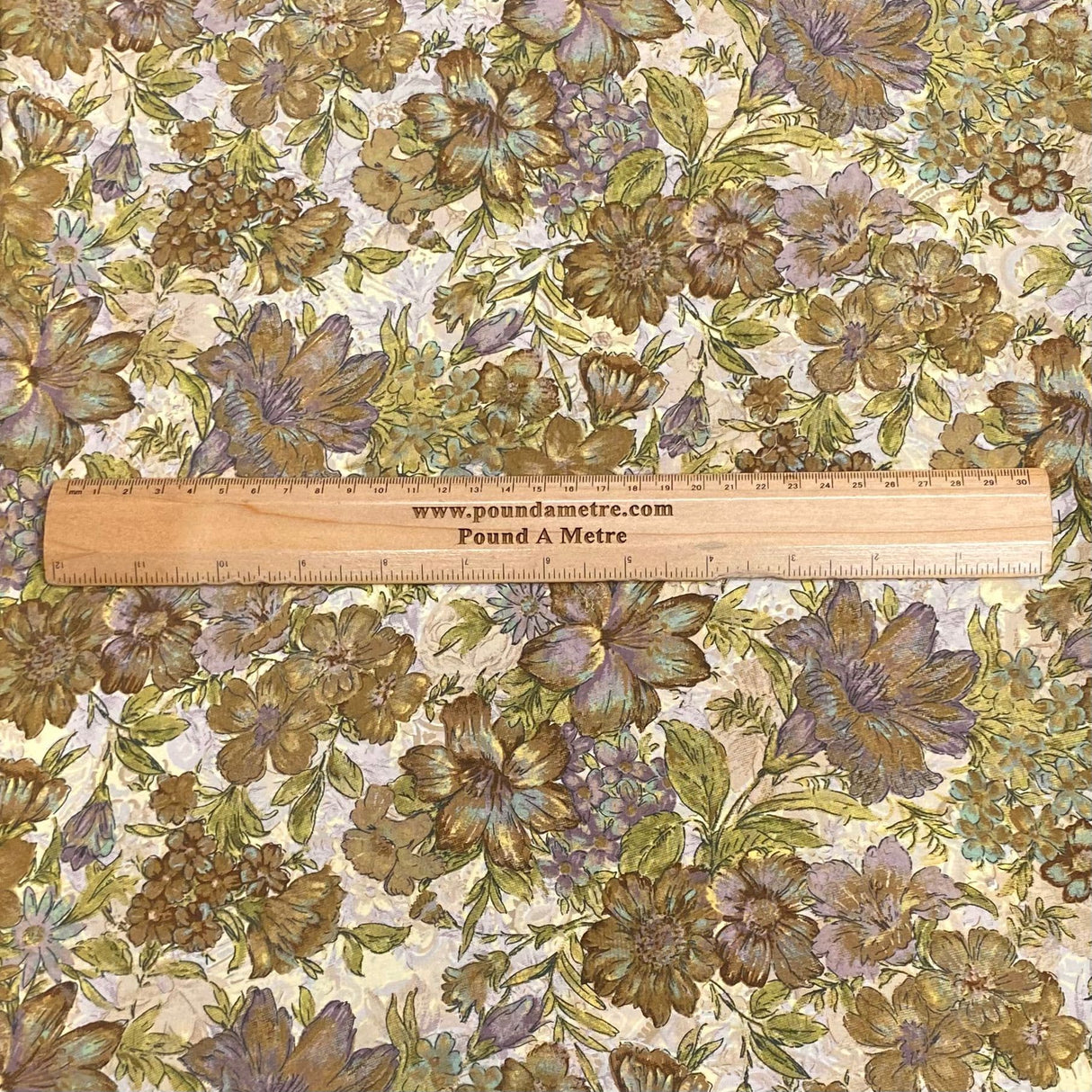 Pound A Metre 3 Metres Soft Touch Japanese Printed Crepe - 45" Wide (Autumn)