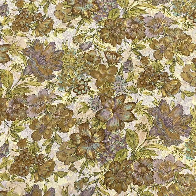 Pound A Metre 3 Metres Soft Touch Japanese Printed Crepe - 45" Wide (Autumn)